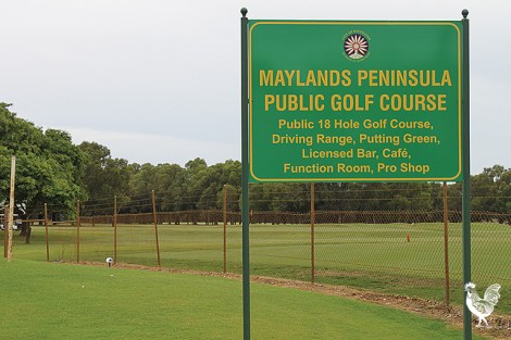 • Maylands golf course—that funny smell isn’t the caddy. Photo by Stephen Pollock