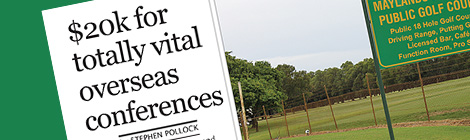 $20k for totally vital overseas&nbsp;conferences