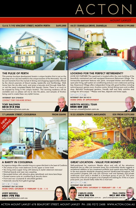 869 Acton ML 4 Spots 40x7