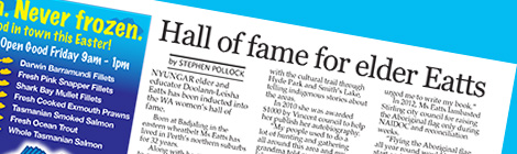 Hall of fame for elder Eatts