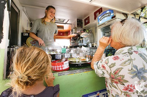 • Sticking around—the Cool Breeze Cafe. Photo by Matthew Dwyer