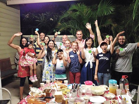 • A Welcome Dinner Project evening in the eastern states. Photo supplied