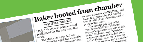 Baker booted from&nbsp;chamber