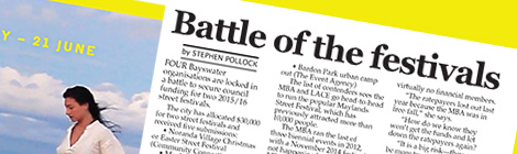 Battle of the festivals