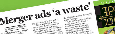 Merger ads ‘a&nbsp;waste’