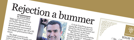 Rejection a bummer