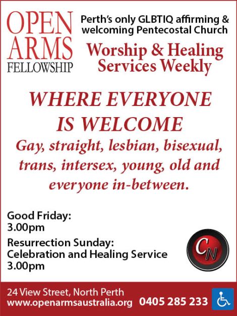 8. Open Arm Fellowship 10x2