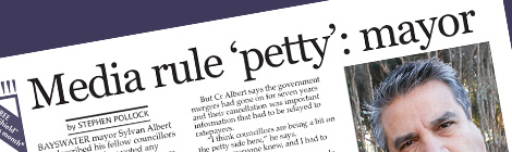 Media rule ‘petty’:&nbsp;mayor