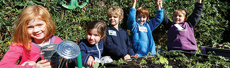Kid power designs school garden