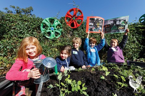 • YOUNG DESIGNERS: Keira Bradley, Beth Davies, Jesse Nossiter, Benji Jones, Jo Jaine. Photo by Matthew Dwyer