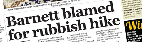 Barnett blamed for rubbish hike