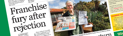 Franchise fury after&nbsp;rejection