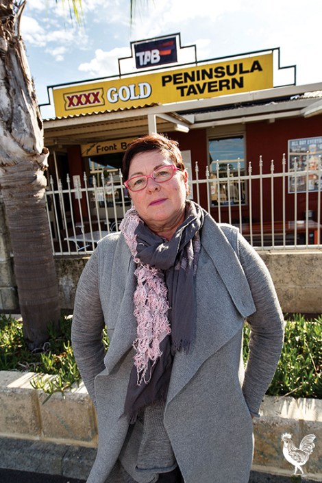 • Lisa Baker at the proposed site for a Dan Murphys in Maylands. Photo by Matthew Dwyer