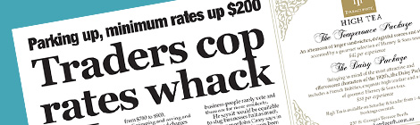 Parking up, minimum rates up&nbsp;$200