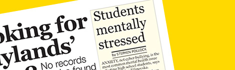 Students mentally stressed