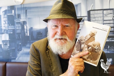 • Peter Jeffery’s new book contains more than 60 years of his poetry. Photo by Matthew Dwyer