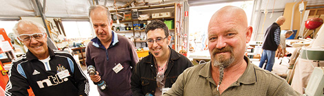 Deano pretties up the place