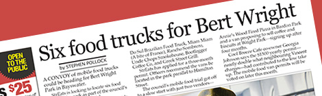 Six food trucks for Bert&nbsp;Wright