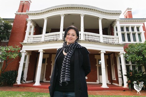 • Christine Tomas at Lawton House. Photo by Matthew Dwyer