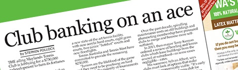 Club banking on an ace