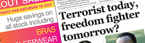 Terrorist today, freedom fighter&nbsp;tomorrow?