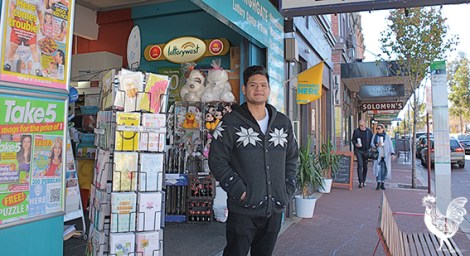 • Highgate Lottery and News shop co-owner Simon Nguyen, 27, says his family has thought about selling, but instead they want to expand the business, making it “more than just the basic news agency”. Photo by Emmie Dowling