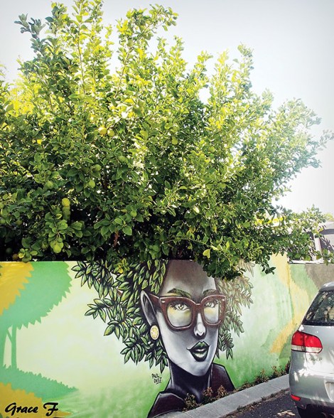 A work by Paul Deej near Beaufort Street.