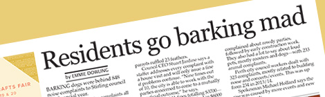 Residents go barking mad