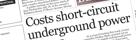 Costs short-circuit underground&nbsp;power