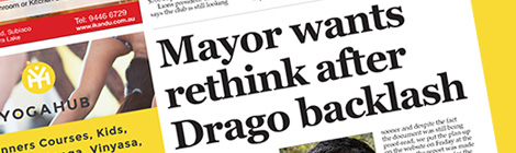 Mayor wants rethink after Drago&nbsp;backlash