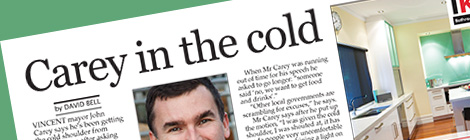 Carey in the&nbsp;cold