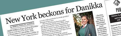 New York beckons for&nbsp;Danikka