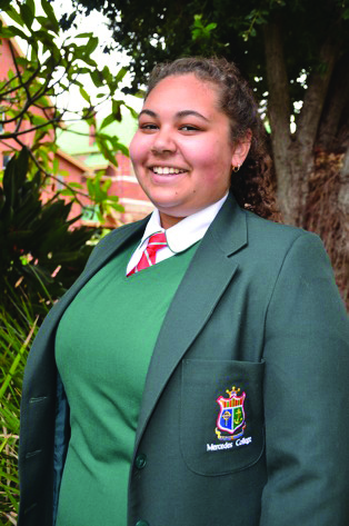 • Danikka Calyon will travel to New York in September as a national youth ambassador for the Save the Children Foundation. Photo supplied