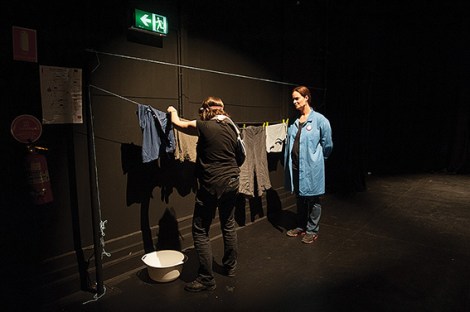 • Actors and audience members are put in the shoes of road crash victims. Photos supplied | Thom Smyth