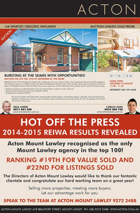 895 Acton ML Carlos Extra Page 2 Props 40x7