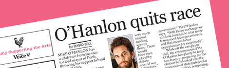 O’Hanlon quits race