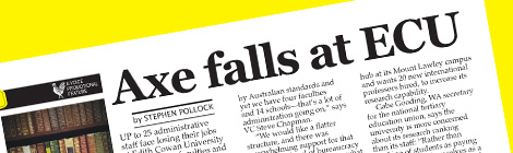 Axe falls at&nbsp;ECU