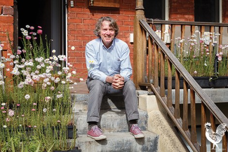• Dudley Maier outside his Highgate home. Photo by Matthew Dwyer.