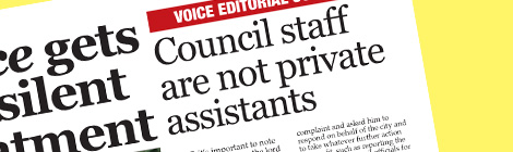 Council staff are not private&nbsp;assistants