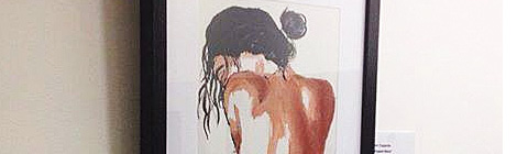 Art stolen, heart broken