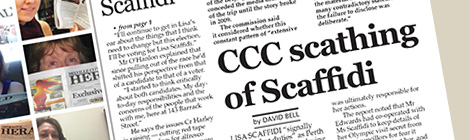 CCC scathing of&nbsp;Scaffidi