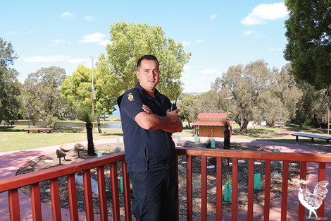 • Radomir Petrovic helped a woman and her three kids find a place to stay using the Perth Beer Economy. Photo by David Bell. Right: Cr Michelle Sutherland publicly praised the ranger’s intervention.