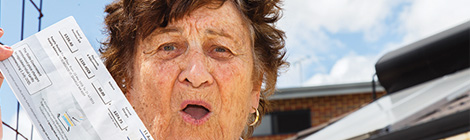 Pensioner cops shady deal