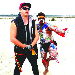 • Kyle Bartlett and friend