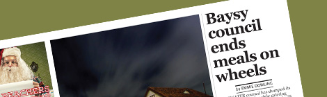 Baysy council ends meals on&nbsp;wheels