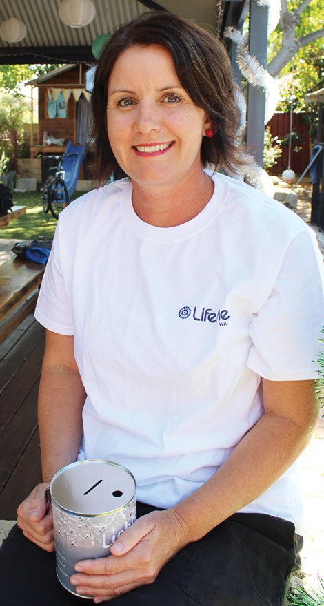 • Lifeline’s Jo Lockhurt. Photo supplied