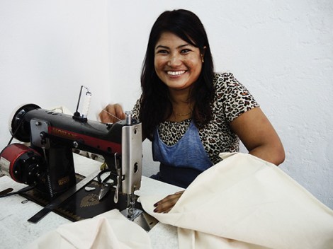 • Pramila Shrestha — a Nepalese trader whose livelihood depends on Fair Trade. Photo supplied | Angus Hohenboken, Oxfam Australia