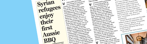 Syrian refugees enjoy their first Aussie BBQ