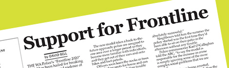 Support for Frontline