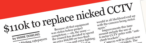 $110k to replace nicked CCTV